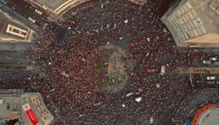 جانب من مظاهرات لبنان