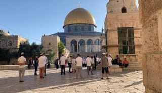 جانب من اقتحام المسجد الأقصى اليوم