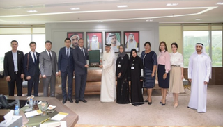 جانب من زيارة الوفد الأوزبكي