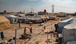 أطفال عناصر داعش داخل إحدى المخيمات - أرشيفية