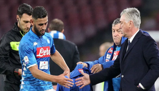 أنشيلوتي وغلام 