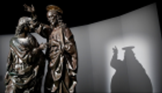 تمثال أثري صالح للأكل.. منحوتة أردنية من لبن الماعز