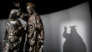 التمثال الأثري المصنوع من لبن الماعز