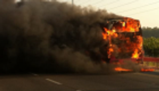 مقتل 30 في حريق حافلة بالكونغو