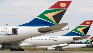 طائرات تابعة لشركة الخطوط الجوية الجنوب أفريقية