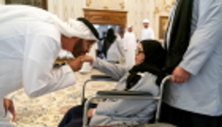 محمد بن زايد يستقبل وفد مؤسسة زايد العليا لأصحاب الهمم