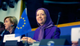 رجوي بالبرلمان الأوروبي: إيران أرض مذبوحة بأيدي النظام الفاشي