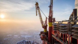 أحد حفارات النفط في روسيا