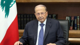 الرئيس اللبناني ميشال عون خلال خطابه للبنانيين