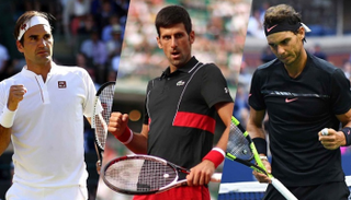 نادال وديوكوفيتش وفيدرر