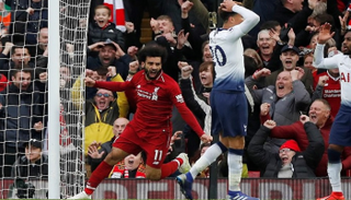 محمد صلاح أمام توتنهام