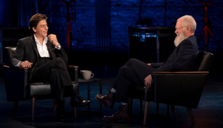 شاروخان مع المذيع الأمريكي ديفيد ليترمان