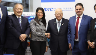 لقاء المشاط مع رئيس اتحاد شركات السياحة اليابانية