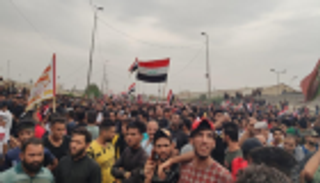 متظاهرو العراق يعلنون الأحد عصيانا مدنيا بجامعات بغداد