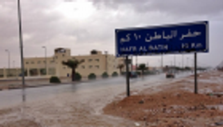 مصرع 7 في سيول بحفر الباطن السعودية