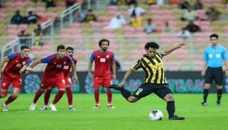 من مباراة الاتحاد وأبها