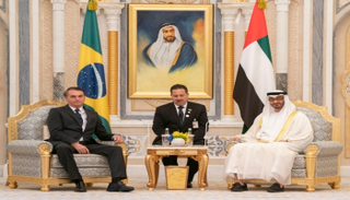 الشيخ محمد بن زايد آل نهيان والرئيس البرازيلي