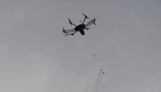 طائرة بدون طيار في سماء غزة