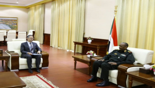 الفريق أول عبدالفتاح البرهان وبراين شوكان