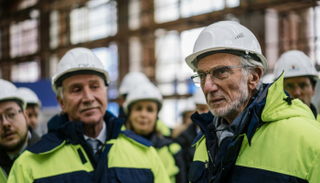 المهندس الإيطالي رينتسو بيانو وقطب الغاز الروسي ليونيد ميخلسون