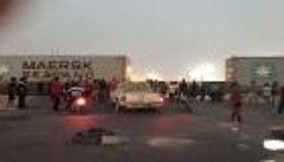 توقف العمل في ميناء أم قصر العراقي بسبب الاحتجاجات