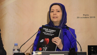 مريم رجوي زعيمة المعارضة الإيرانية بالخارج