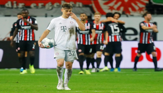 من مباراة فرانكفورت وبايرن