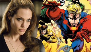 الممثلة أنجلينا جولي بطلة فيلم "الأبدية" لمارفل