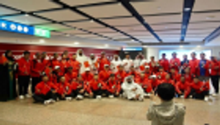 توافد بعثات الدول المشاركة في بطولة العالم لبناء الأجسام بالفجيرة