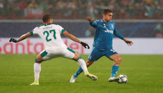 من مباراة لوكوموتيف ويوفنتوس 