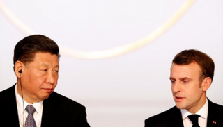 الرئيس الصيني ونظيره الفرنسي