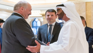 الشيخ محمد بن زايد آل نهيان يستقبل ألكسندر لوكاشينكو