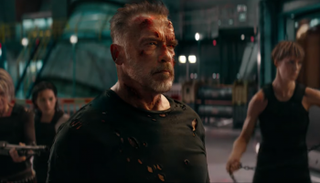 مشهد من فيلم "المدمر: مصير حالك"