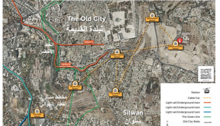 مخطط القطار الهوائي الإسرائيلي