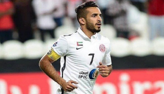 علي مبخوت لاعب الجزيرة