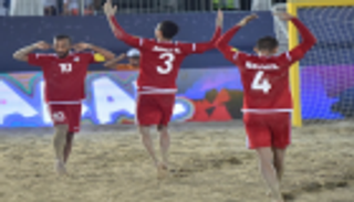 "أبيض الشواطئ" يتوج ببرونزية كأس القارات بالفوز على روسيا