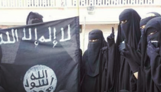 نساء داعشيات (صورة أرشيفية)