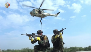 جانب من التدريب المشترك