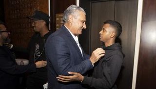 تيتي مع رودريجو لاعب ريال مدريد