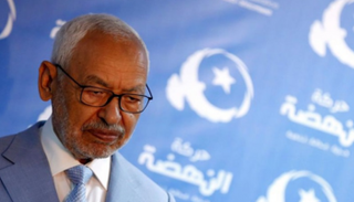 راشد الغنوشي رئيس حركة النهضة الإخوانية في تونس