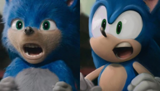 القنفذ "سونيك" في شكل جديد