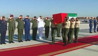 وصول جثمان الشهيد طارق البلوشي