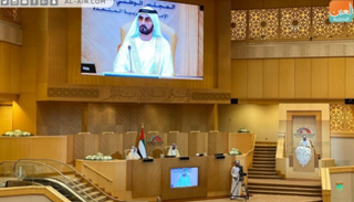 الشيخ محمد بن راشد آل مكتوم يلقي كلمته