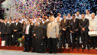 تكريم منتخب مصر في الإمارات