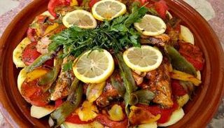  طاجن السمك في الفرن