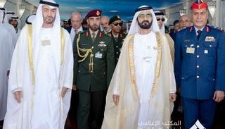 محمد بن راشد ومحمد بن زايد يفتتحان 