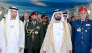محمد بن زايد: معرض دبي للطيران رسخ مكانته عالميا