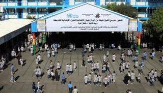 مدرستا الشيخ خليفة بن زايد في بيت لاهيا