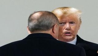 الرئيس الأمريكي دونالد ترامب ونظيره التركي رجب طيب أردوغان - أ.ف.ب