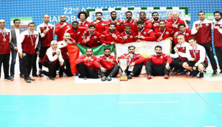 احتفال لاعبي الشارقة